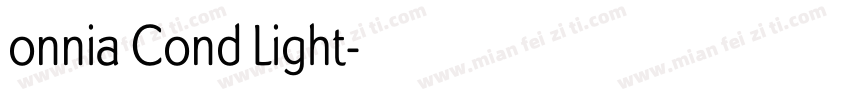 onnia Cond Light字体转换